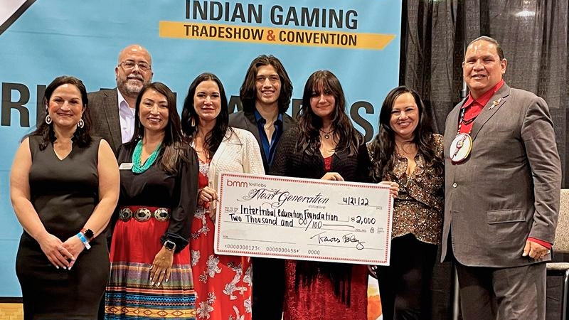 bmm-makes-donation-to-intertribal-education-foundation-at-indian-gaming-tradeshow