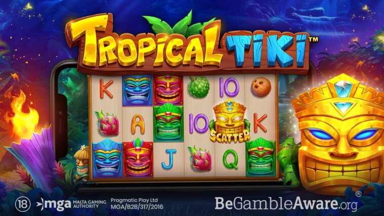 pragmatic-play-launches-new-island-themed-tumbling-reels-slot-tropical-tiki