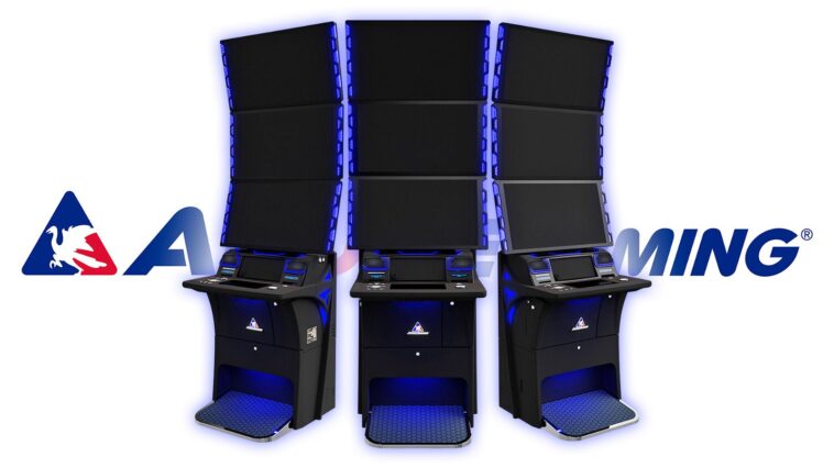 aruze-gaming-to-showcase-and-sell-its-muso-triple-32-cabinet-at-g2e-in-las-vegas