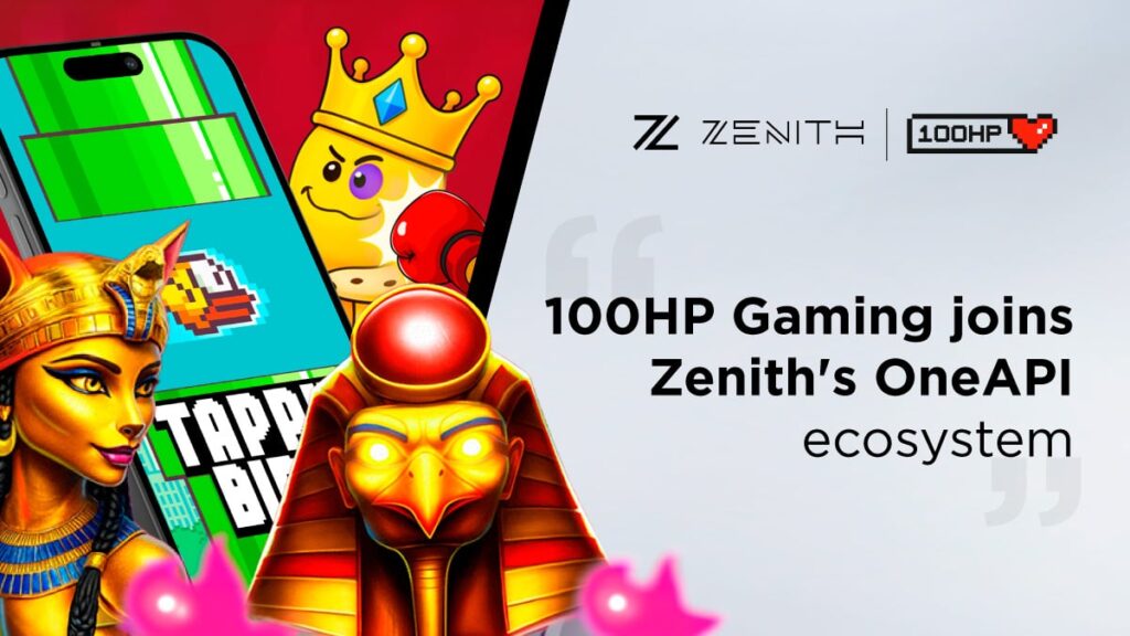 Zenith widens OneAPI content library with 100HP gaming integration zenith-widens-oneapi-content-library-with-100hp-gaming-integration